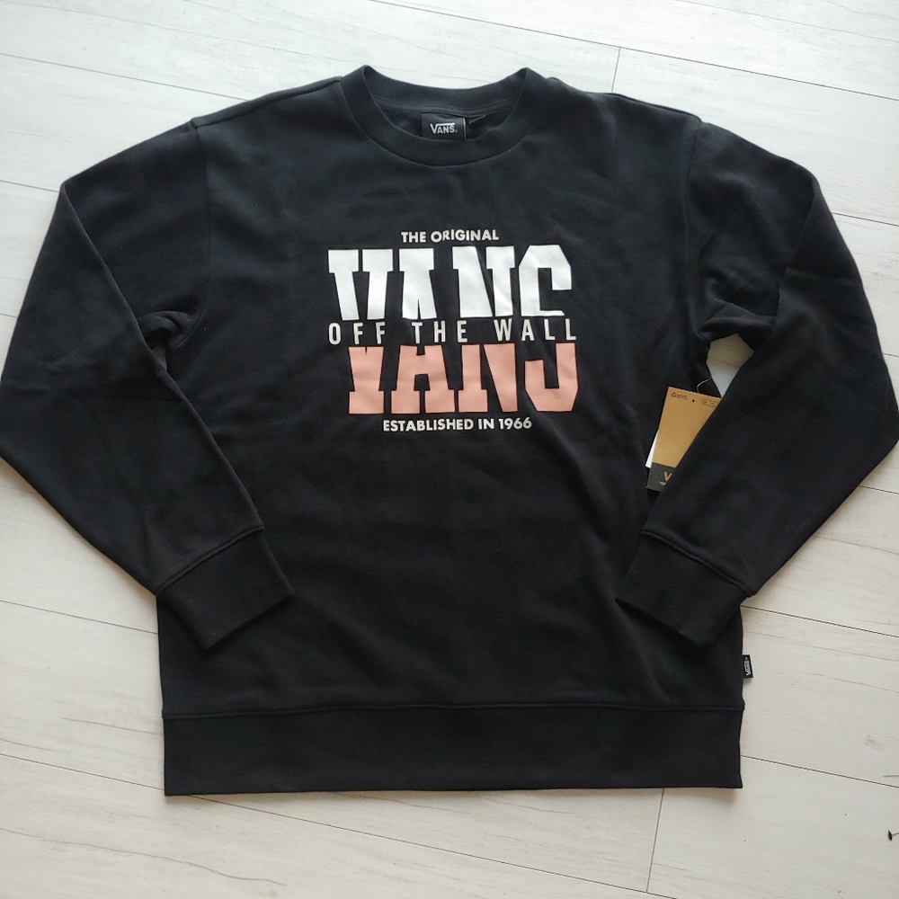 VANS NEW Stackletic Crewneck Sweatshirt